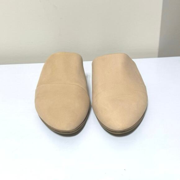 Toms Women’s Jade Slip On Mule Low Stacked Shoes Size 9.5 Beige Soft Leather - Picture 7 of 10